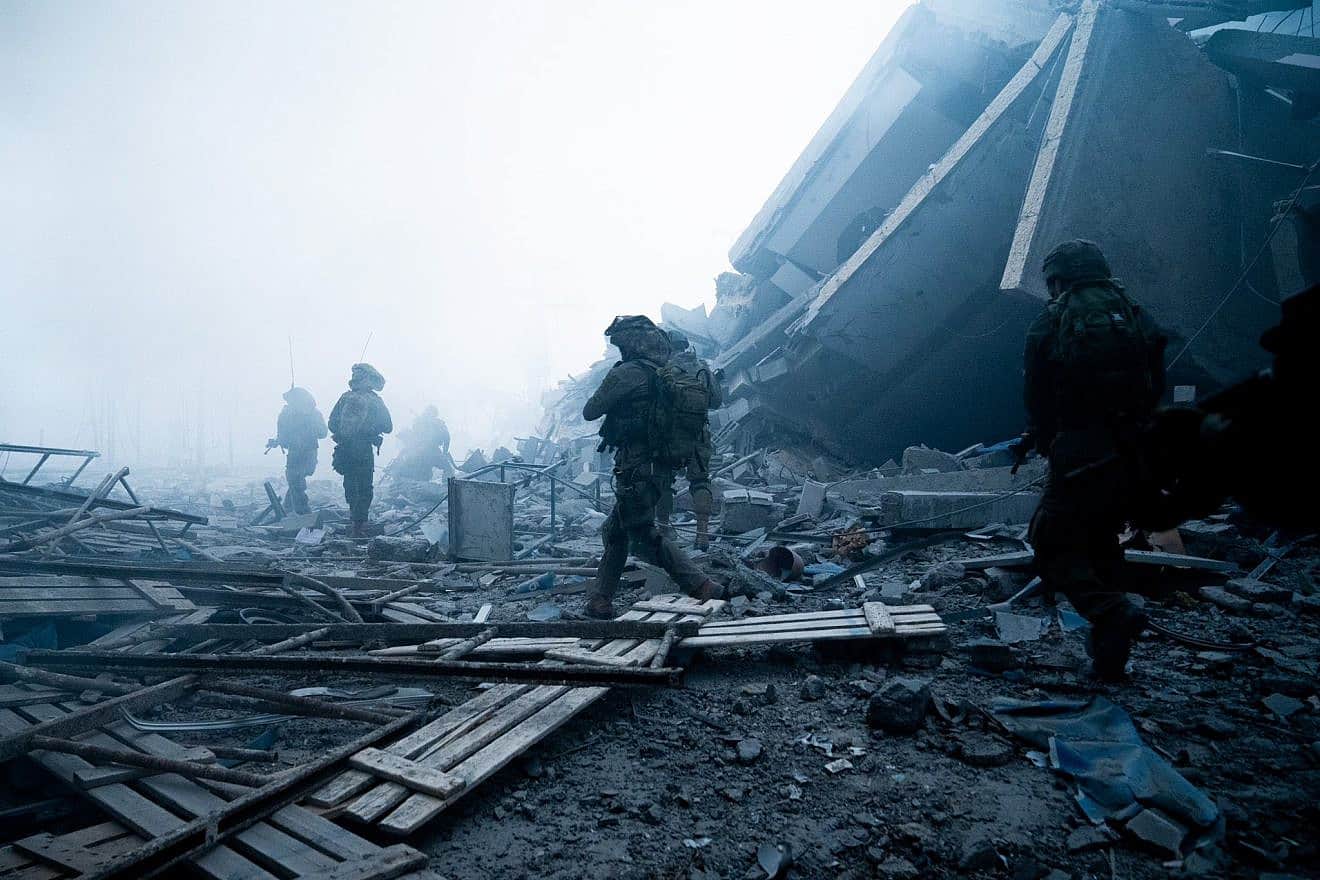 Israeli troops operating in the Hamas-ruled Gaza Strip, Dec. 21, 2023. Credit: IDF.