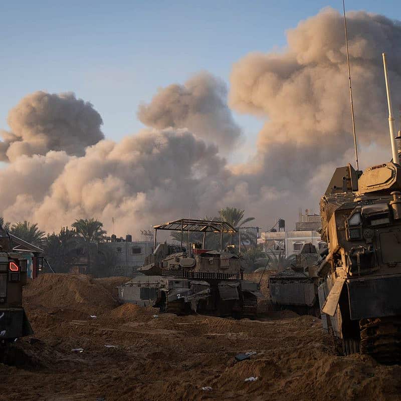 Israeli troops operating in the Hamas-ruled Gaza Strip, Dec. 11, 2023. Credit: IDF. Israeli troops operating in the Hamas-ruled Gaza Strip, Dec. 11, 2023. Credit: IDF.