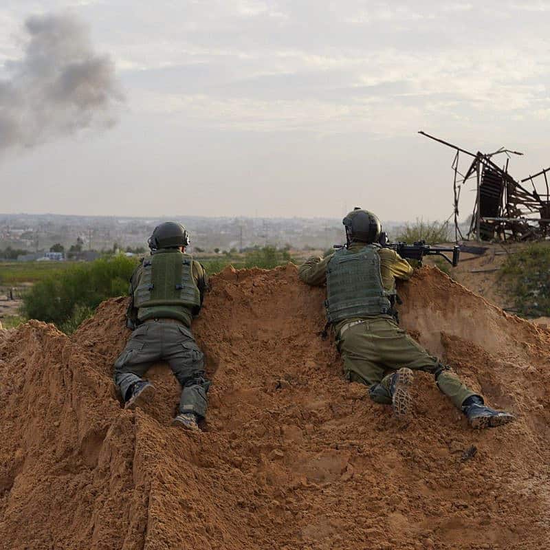 Israeli troops operating in the Hamas-ruled Gaza Strip, Dec. 12, 2023. Credit: IDF. Israeli troops operating in the Hamas-ruled Gaza Strip, Dec. 12, 2023. Credit: IDF.
