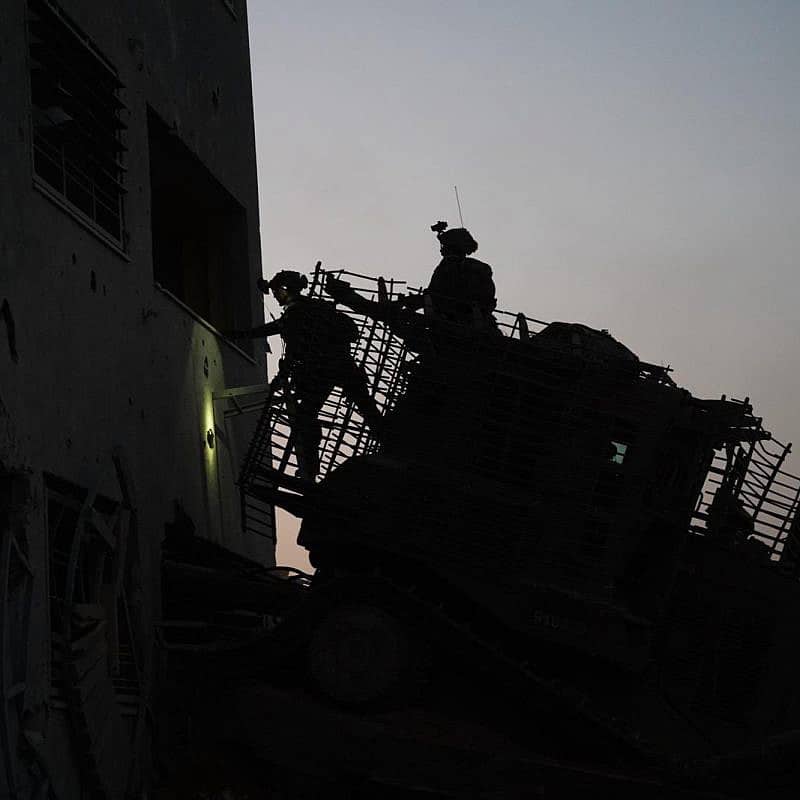 Israeli troops operating in the Hamas-ruled Gaza Strip, Dec. 28, 2023. Credit: IDF.