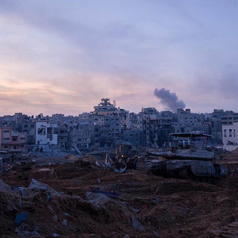 Israeli troops operating in the Hamas-ruled Gaza Strip, Dec. 6, 2023. Credit: IDF.