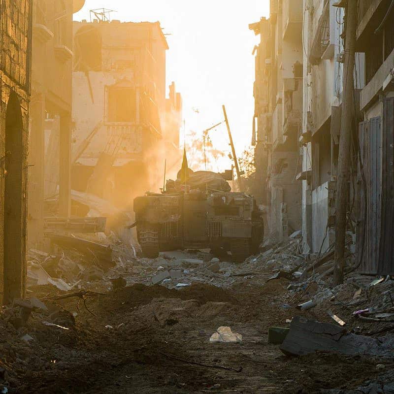 Israeli troops operating in the Hamas-ruled Gaza Strip, Dec. 21, 2023. Credit: IDF.