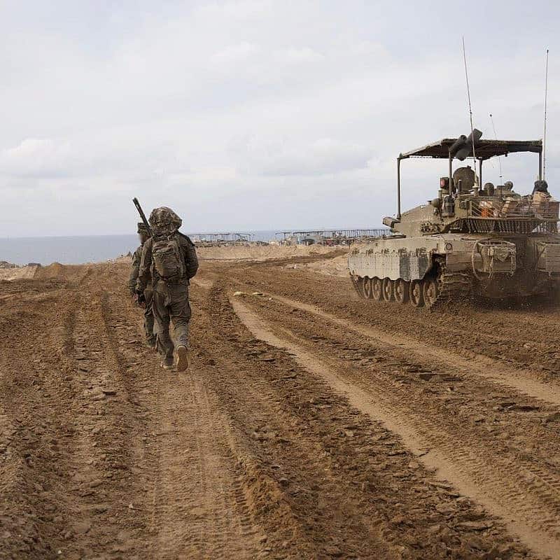 Israeli soldiers during ground operations in the Gaza Strip, Dec. 24, 2023. Credit: IDF.