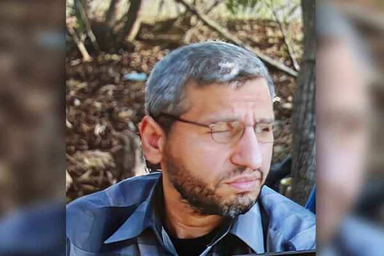 An undated picture of Hamas terror commander Mohammed Deif. Credit: “Channel 12” News.