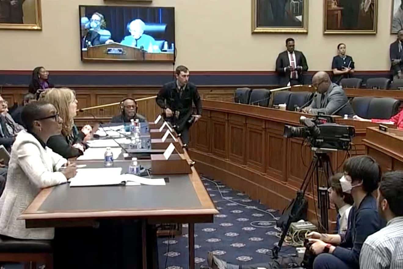 The presidents of Harvard, MIT and the University of Pennsylvania testified on combating antisemitism on campus in a public hearing of the House Education and Workforce Committee on Dec. 5, 2023. Source: C-Span