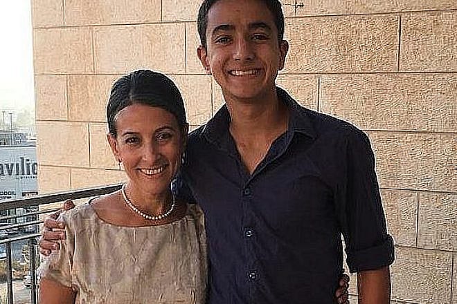 Rachel Goldberg-Polin and her son, Hersh Goldberg-Polin. Credit: Courtesy of Rachel Goldberg.