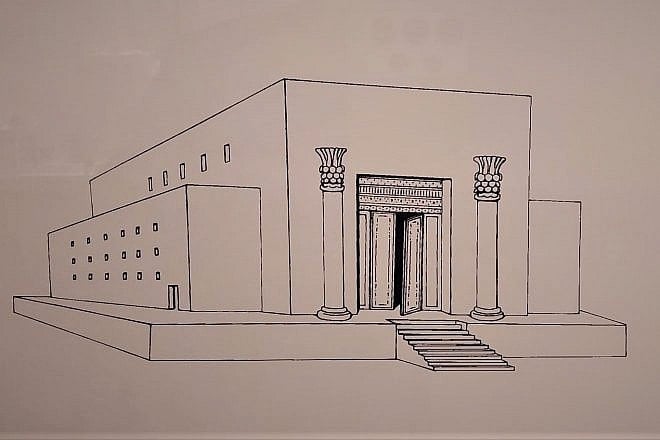 An artistic depiction of the First Temple in Jerusalem. Image: Tombah/Wikimedia