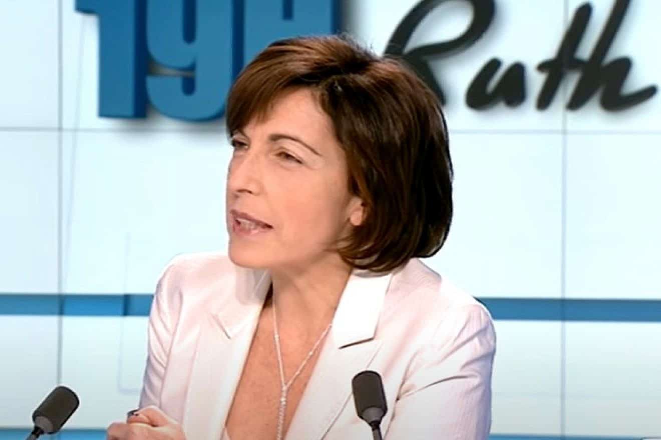 French Jewish journalist Ruth Elkreif. Source: Screenshot.