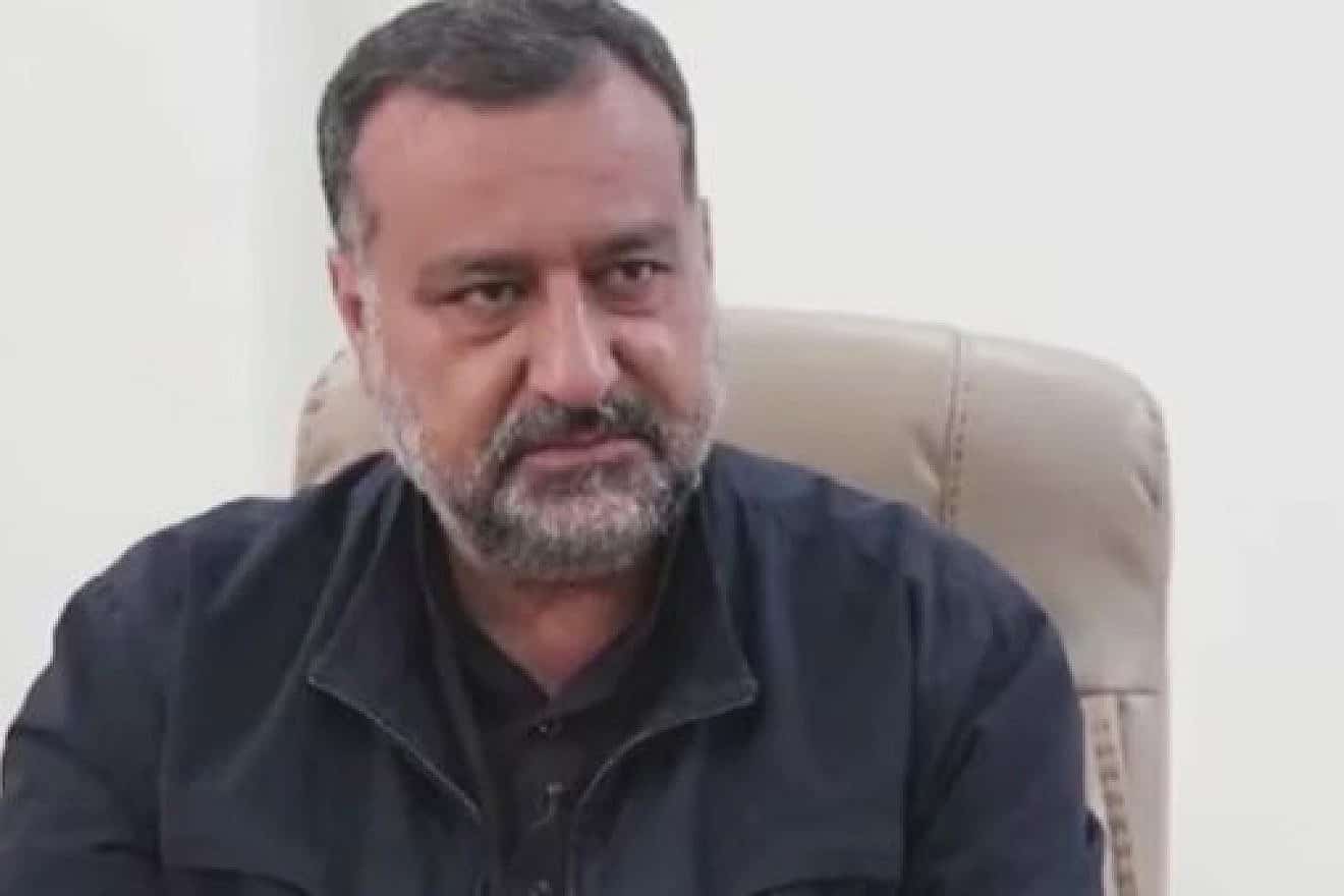 Iranian Revolutionary Guards Corps General Sayyed Razi Mousavi. Source: X/Twitter.