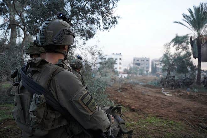 Israeli ground forces operating against Hamas in the Gaza Strip, Dec. 5, 2023. Credit: IDF.