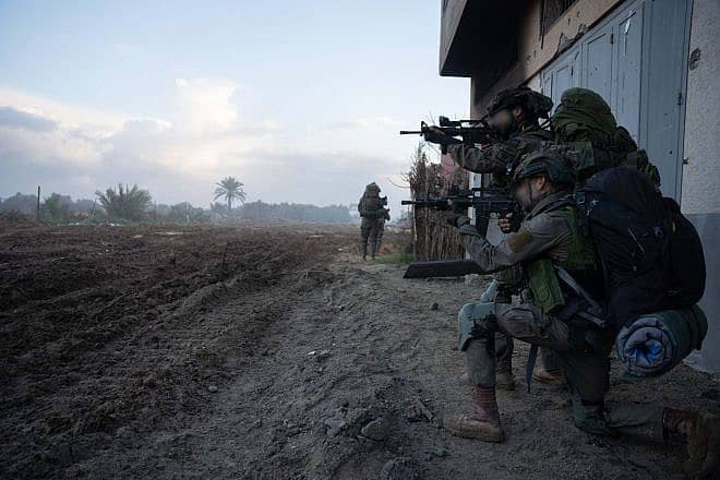 IDF soldiers conduct operations against Hamas terrorists in the Gaza Strip, Jan. 20, 2024. Credit: IDF.