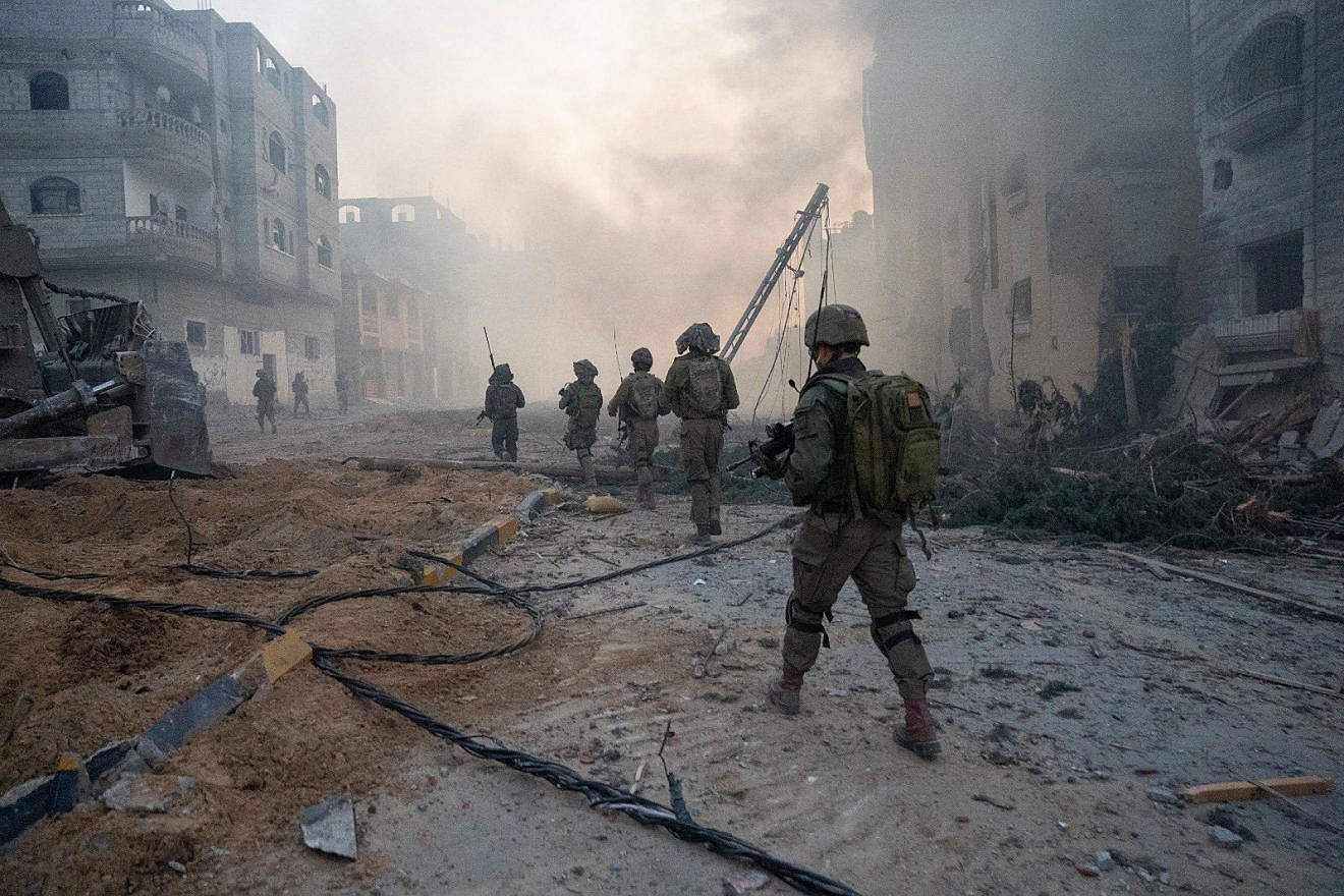 IDF soldiers conduct operations against Hamas terrorists in the Gaza Strip, Jan. 20, 2024. Credit: IDF.
