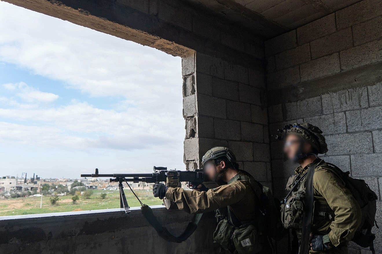 IDF soldiers in the Gaza Strip, Jan. 8, 2024. Credit: IDF.