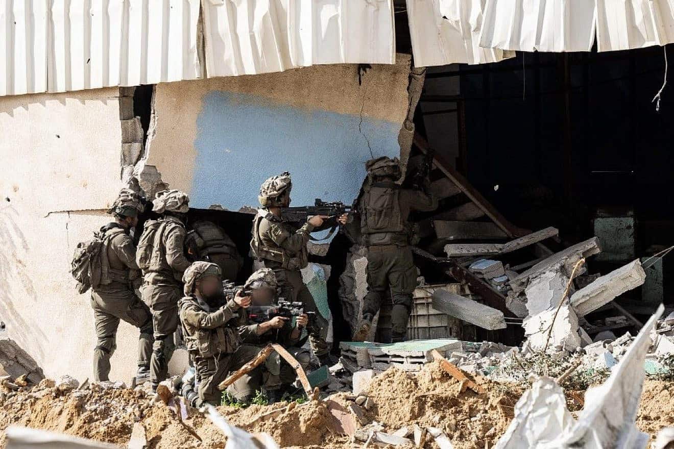 IDF soldiers conduct operations against Hamas terrorists in the Gaza Strip, Jan. 20, 2024. Credit: IDF.