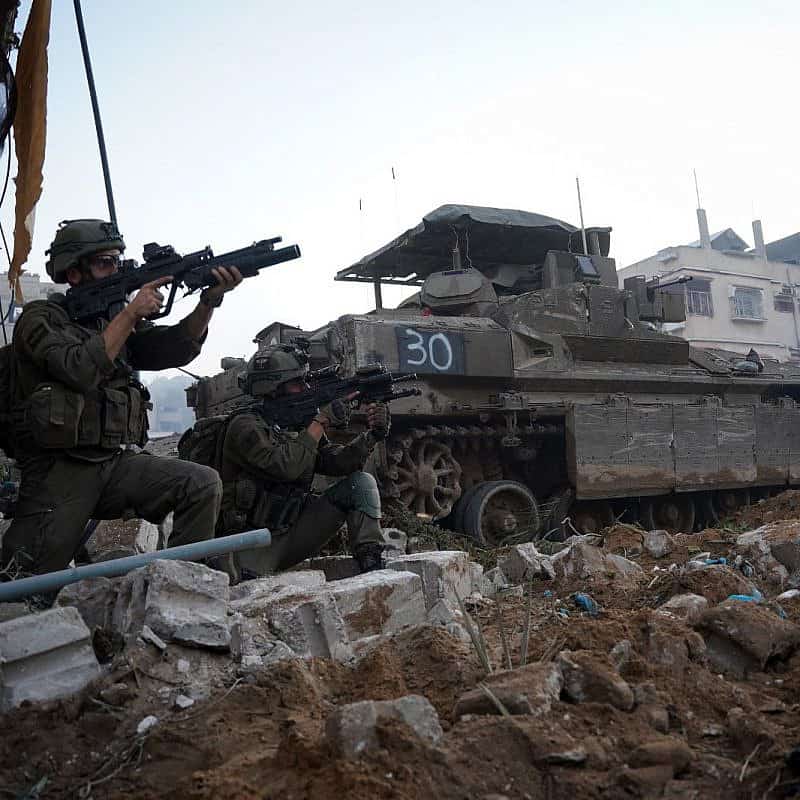 Israeli forces during Gaza ground operations, Jan. 9, 2024. Credit: IDF. Israeli forces during Gaza ground operations, Jan. 9, 2024. Credit: IDF.