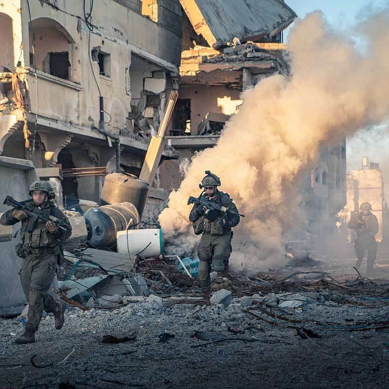 Israeli forces during Gaza ground operations, Jan. 11, 2024. Credit: IDF. Israeli forces during Gaza ground operations, Jan. 11, 2024. Credit: IDF.