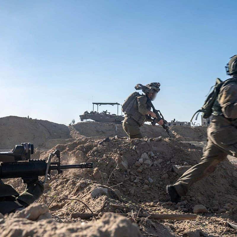 Israeli forces during Gaza ground operations, Jan. 9, 2024. Credit: IDF. Israeli forces during Gaza ground operations, Jan. 9, 2024. Credit: IDF.