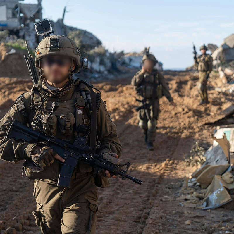 Israeli forces during Gaza ground operations, Jan. 11, 2024. Credit: IDF. Israeli forces during Gaza ground operations, Jan. 11, 2024. Credit: IDF.