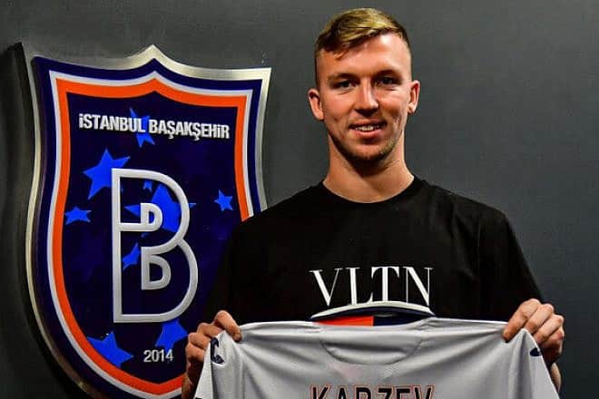 Israeli soccer player Eden Kartzev. Credit: İstanbul Başakşehir.