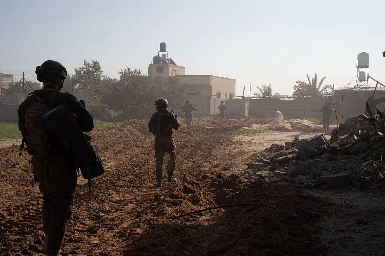 Israeli forces during Gaza ground operations, Jan. 6, 2024. Credit: IDF.