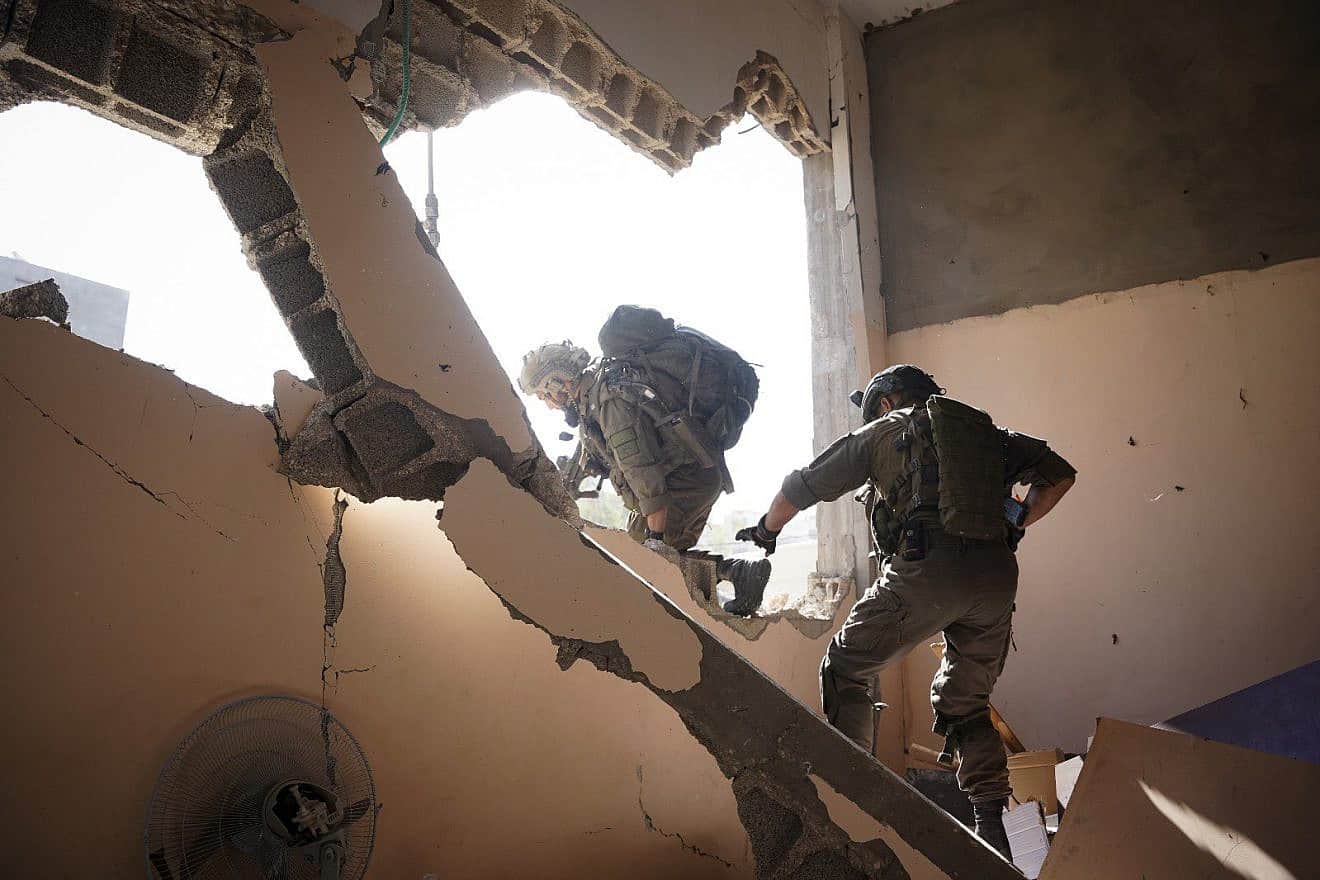 Israel Defense Forces soldiers operate in the Gaza Strip, Jan. 9, 2024. Credit: IDF.