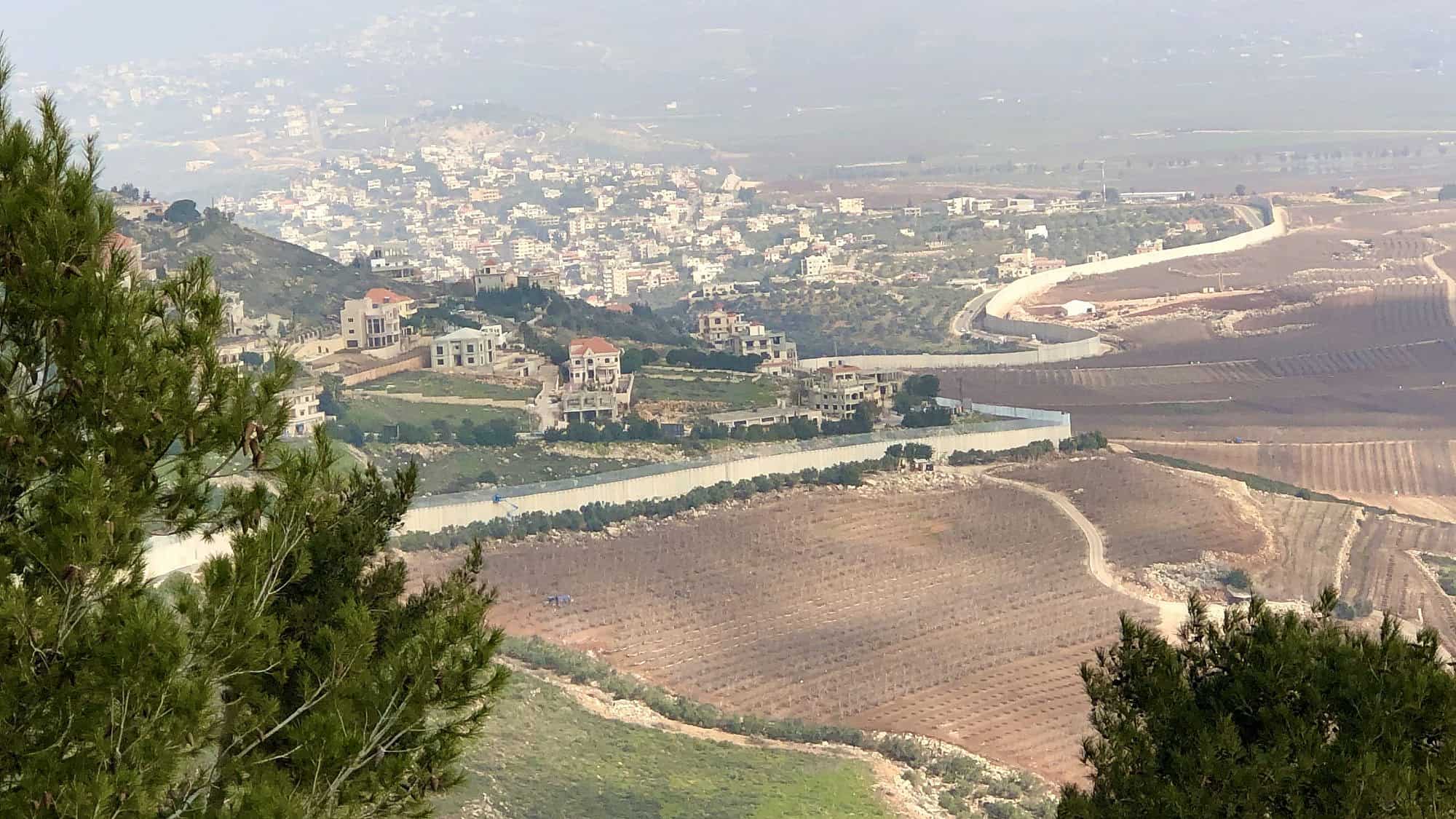 The Israel-Lebanon border, not far from Yiftah. Photo by Judy Lash Balint.