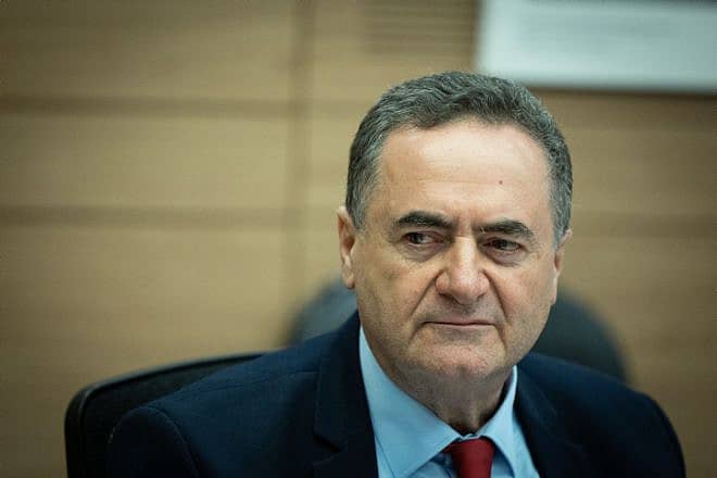 Then-Foreign Minister Israel Katz attends a Knesset meeting in Jerusalem, July 4, 2023. Photo by Yonatan Sindel/Flash90.
