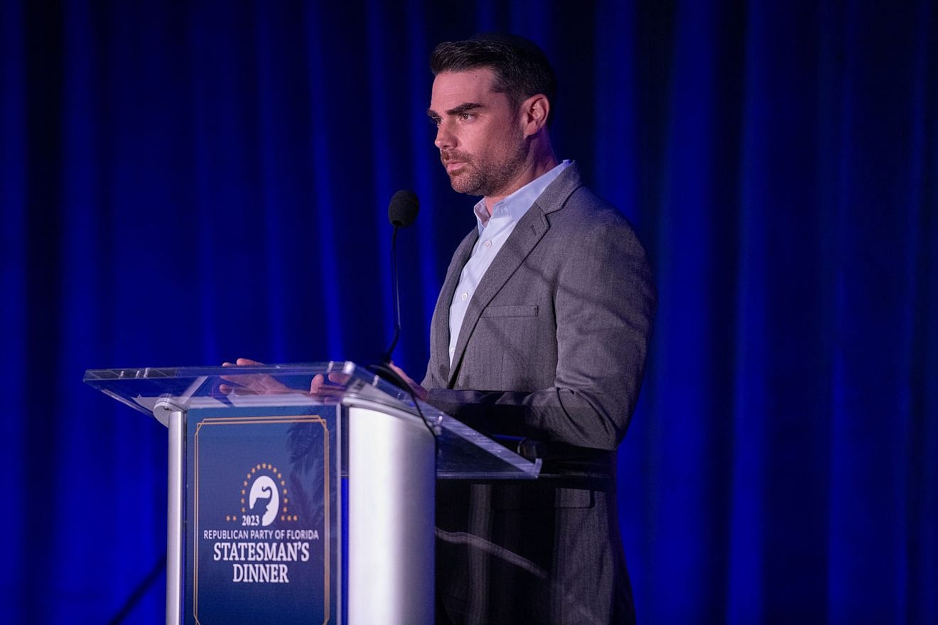 Ben Shapiro at the Florida GOP Statesman's dinner on Sept. 15, 2023. Credit: Wirestock Creators/Shutterstock.