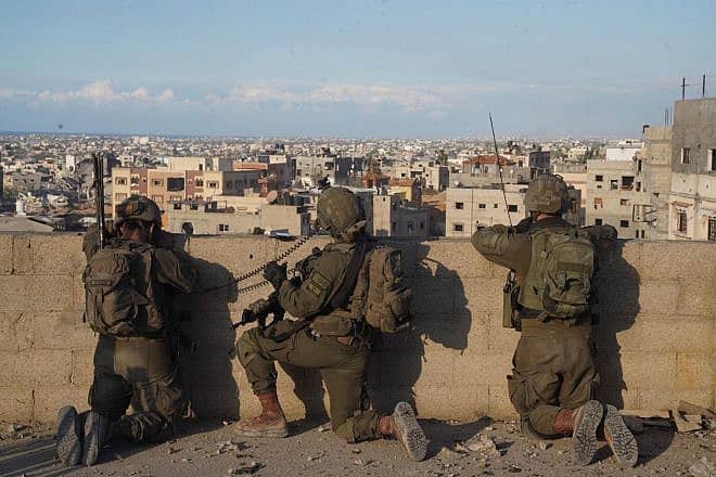 IDF soldiers conduct operations against Hamas terrorists in the Gaza Strip, Jan. 22, 2024. Credit: IDF.