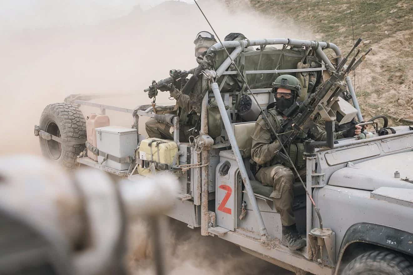 IDF soldiers operating in the Gaza Strip, Jan. 31, 2024. Credit: IDF.