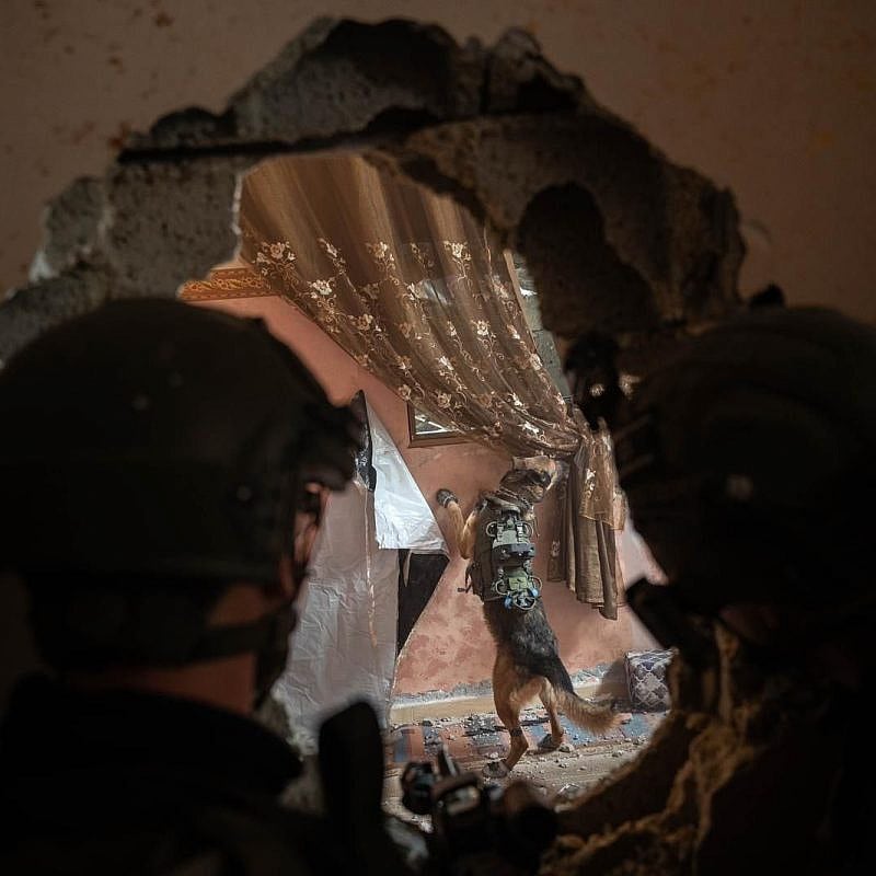 Israeli troops at war, Feb. 20, 2024. Credit: IDF/X.