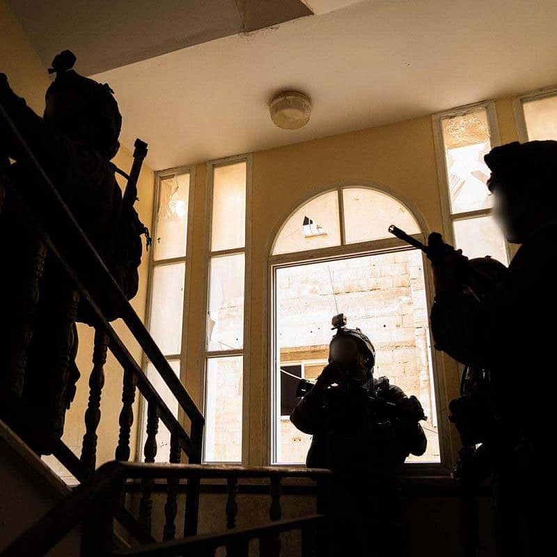 Israeli forces on patrol in the Gaza Strip, Feb. 6, 2024. Credit: IDF.