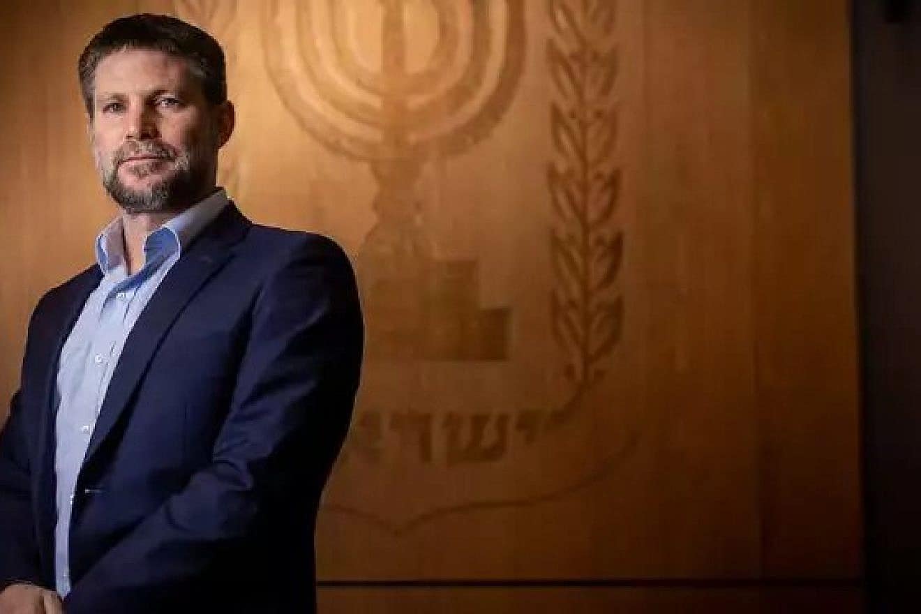 Israeli Finance Minister Bezalel Smotrich. Photo by Eric Sultan.