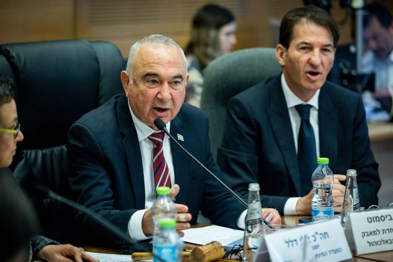 Likud Knesset member Eli Dellal, see here on April 19, 2023 at the Knesset, received a copy of the letter. Photo by Yonatan Sindel/Flash90.