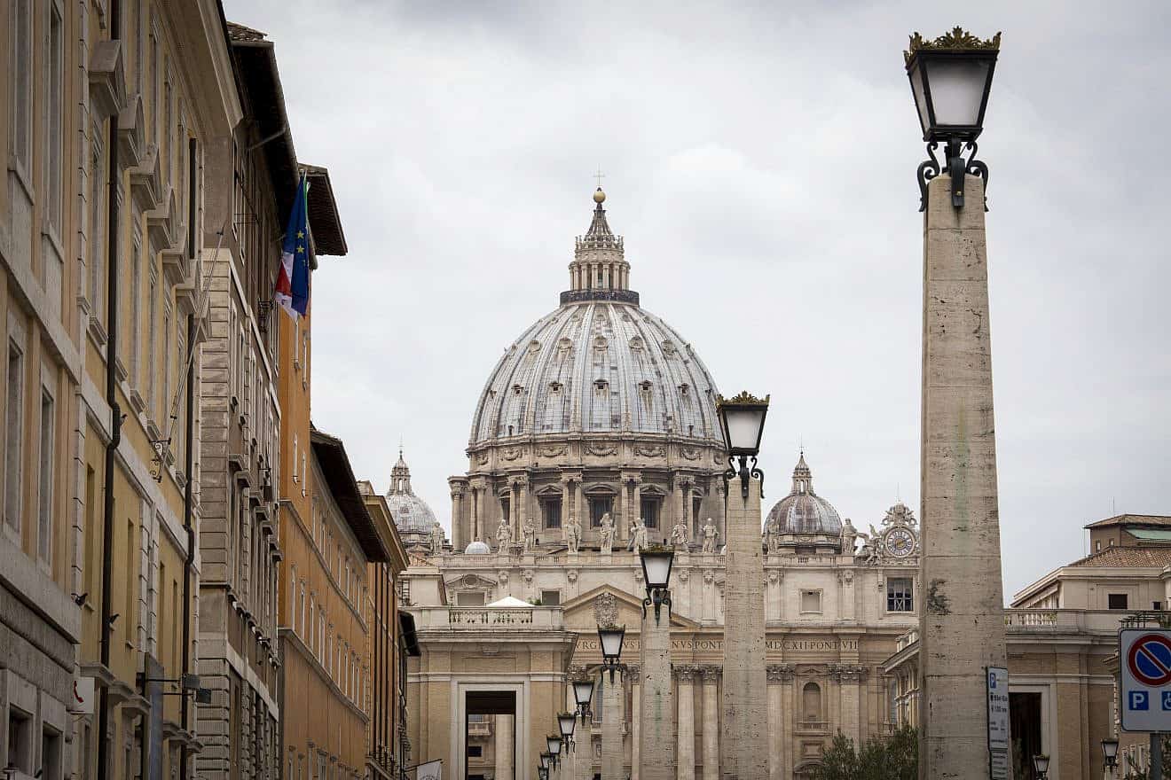View of St. Peter's Basilica in Vatican City, Aug. 17, 2016. Photo by Nati Shohat/Flash90.