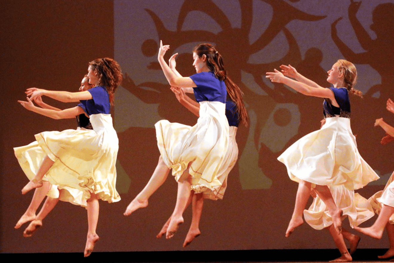 Israeli folk dancing. Credit: Courtesy of JNF-USA.