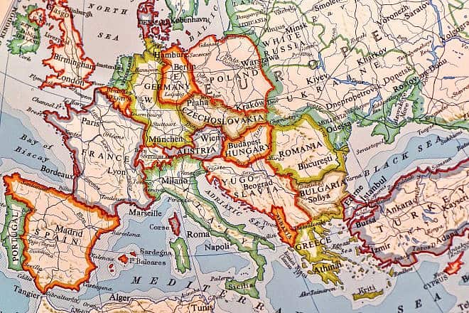 A map of Europe. Credit: MabelAmber/Pixabay.
