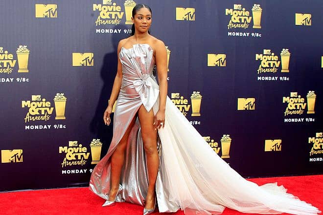 Tiffany Haddish at the MTV Movie and TV Awards show in Santa Monica, Calif., June 16, 2018. Credit: Kathy Hutchins/Shutterstock.