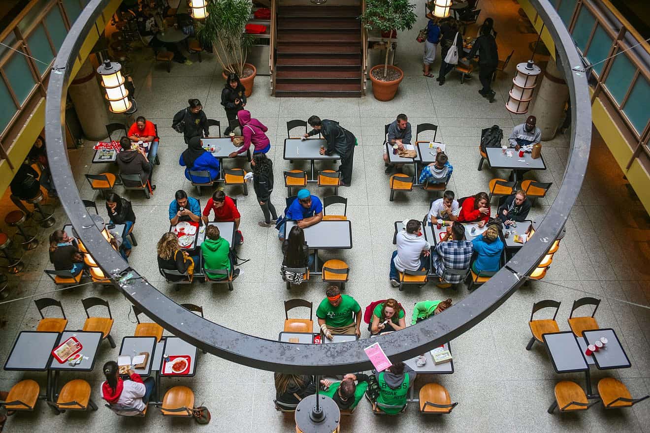 The canteen at York University in Toronto, Canada. Credit: Pere Rubi/Shutterstock.