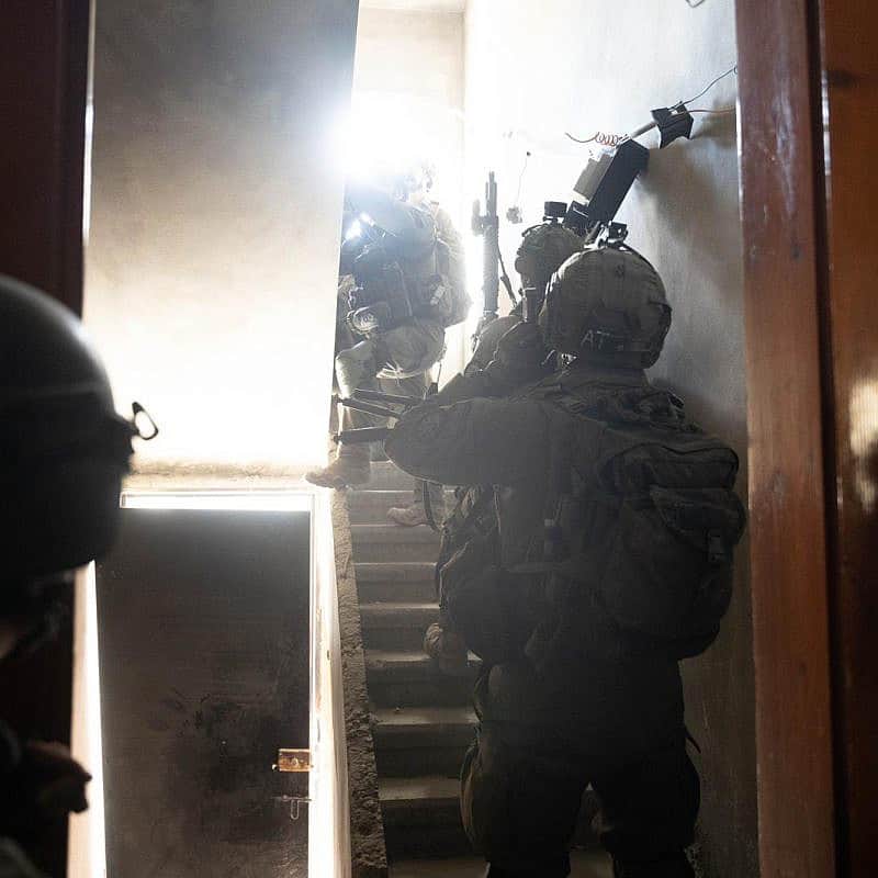 IDF troops during operational activities in the Gaza Strip, Feb. 21, 2024. Credit: IDF.