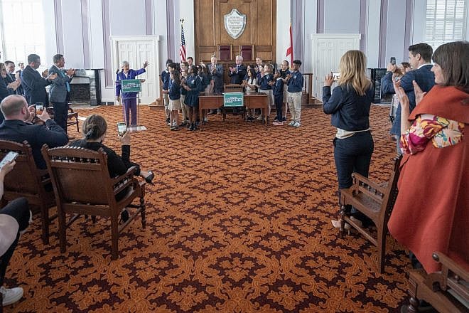 Alabama Gov. Kay Ivey  held a news conference to sign the CHOOSE Act, HB129, in the State Capitol Old House Chamber on March 7, 2024 in Montgomery, Ala. Credit: Hal Yeager/Alabama Governor's Office.