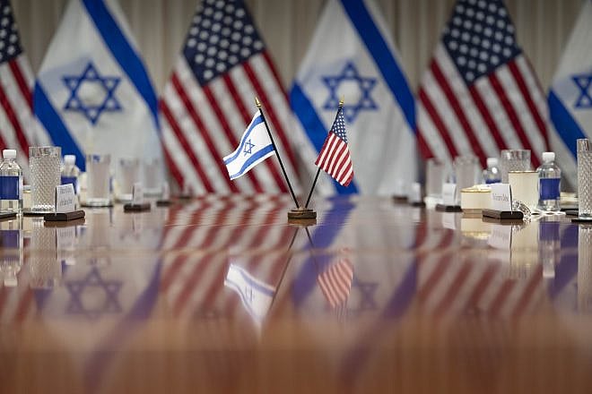 U.S. Secretary of Defense Lloyd Austin and Israeli Defense Minister Yoav Gallant meet at the Pentagon on March 26, 2024. Credit: U.S. Navy Petty Officer 1st Class Alexander Kubitza/U.S. Department of Defense.