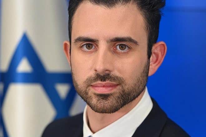 Eylon Levy. Credit: Haim Zach/GPO via Wikimedia Commons.