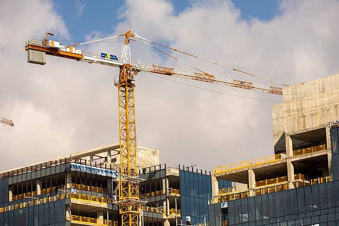 Construction of new buildings in Jerusalem, Feb. 5, 2024. Photo by Yossi Aloni/Flash90.