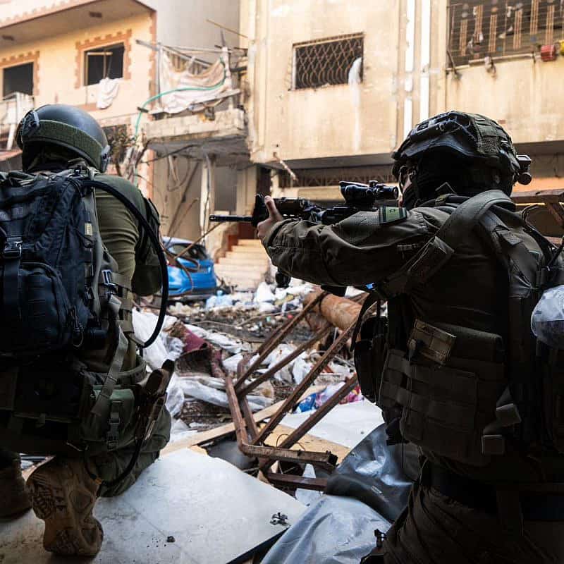 Israeli troops operating in the Gaza Strip, March 23, 2024. Credit: IDF.