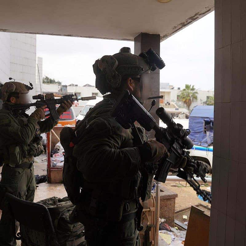 Israeli troops operating in the Gaza Strip, March 23, 2024. Credit: IDF.