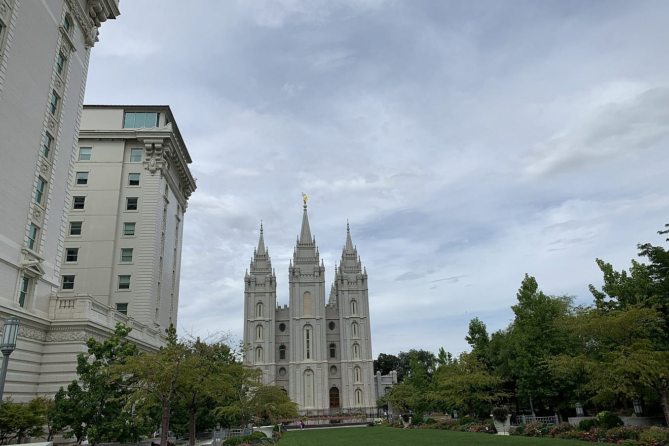 Temple Square in Salt Lake City, Utah. Photo by Menachem Wecker.