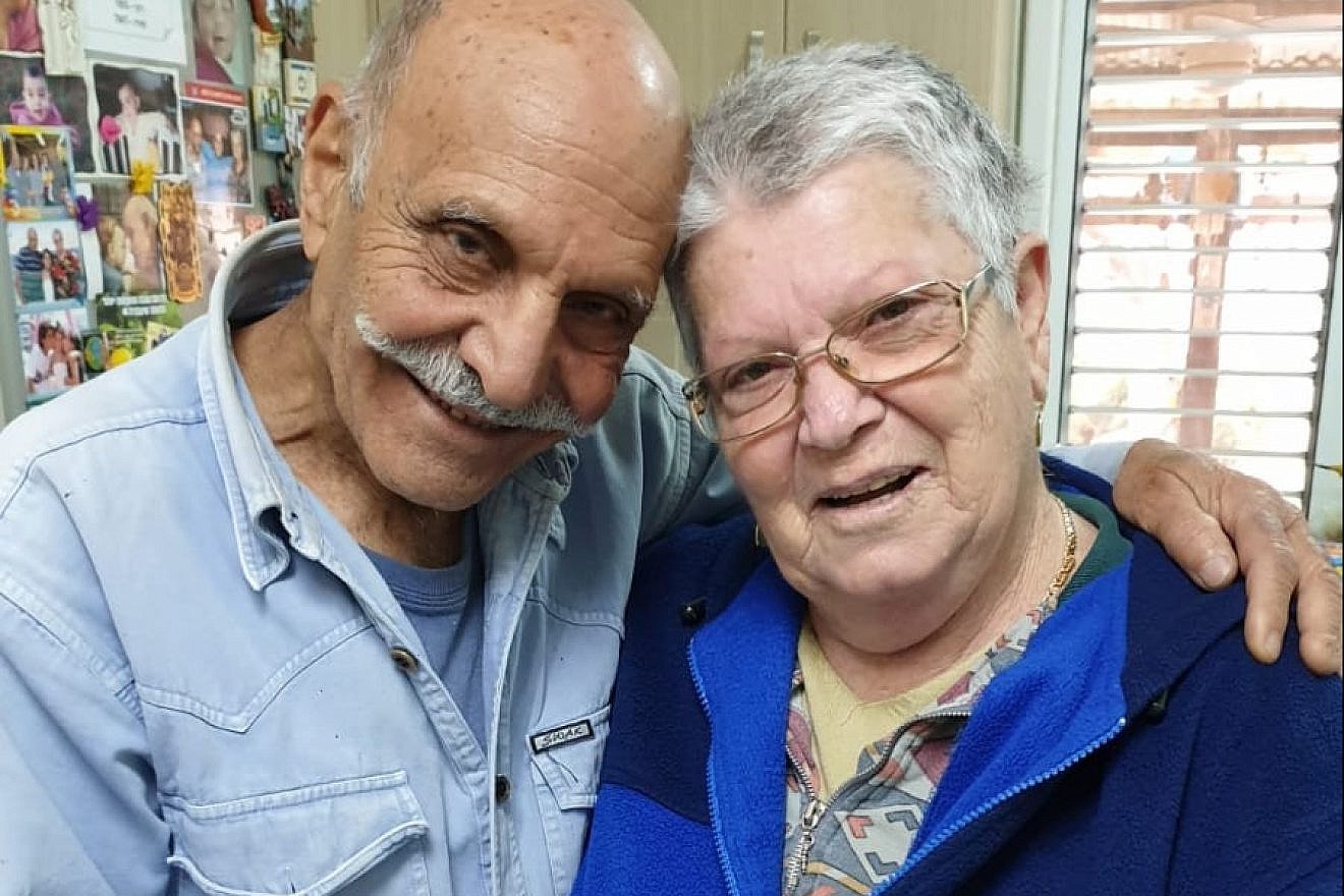 Shlomo Mansour and his wife Mazal. Photo courtesy of the Hostage and Missing Families Forum.