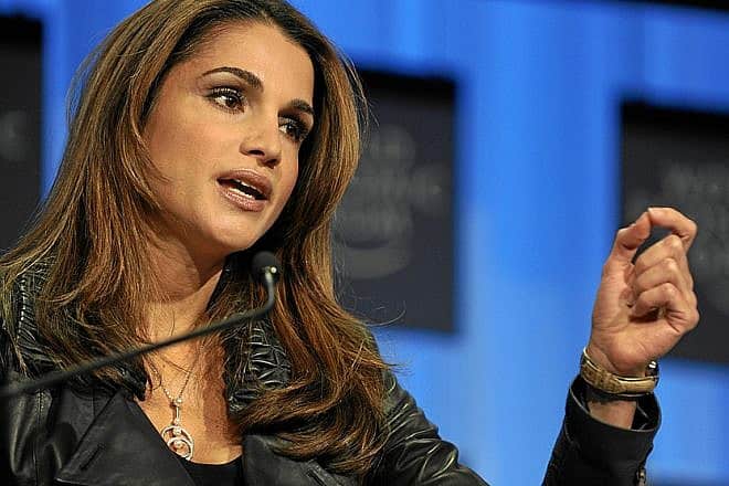 Queen Rania Al Abdullah of Jordan the 2010 World Economic Forum, Jan. 30, 2010. Credit: World Economic Forum via Wikimedia Commons.
Date	30 January 2010