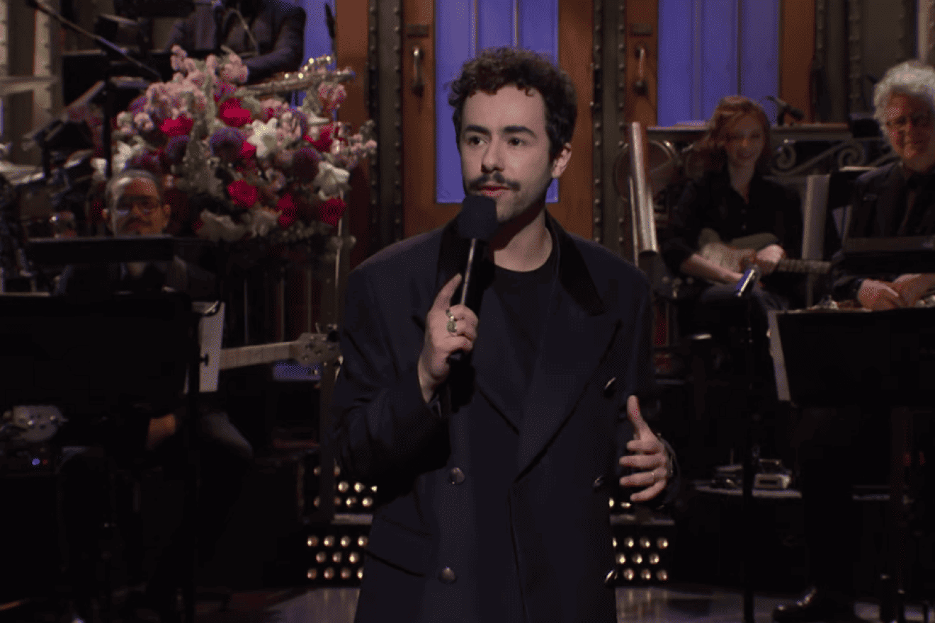 American-Egyptian comedian Ramy Youssef on "Saturday Night Live," March 30, 2024. Source: Screenshot.